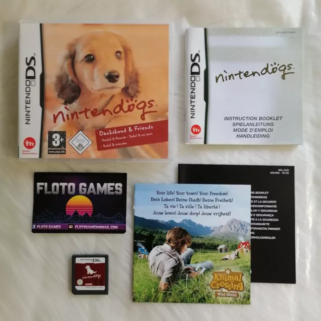 Jeu Nintendogs Teckel & Ses Amis Nintendo DS Complet PAL FR - Floto Games