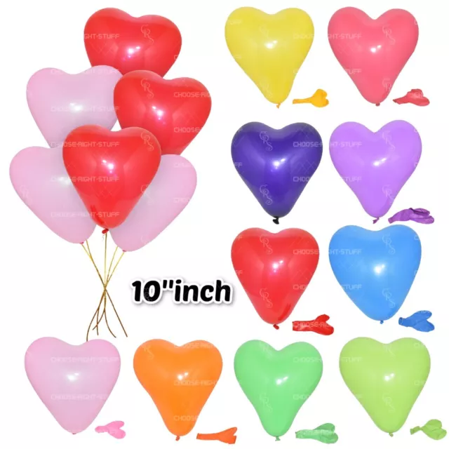 MIX LOVE HEART BALLOONS*Wedding Party Romantic Balloon Valentines Birthday UK