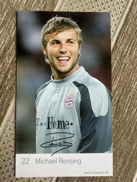 Michael Rensing FC Bayern München Autogrammkarte AK