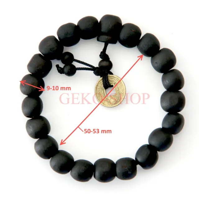 Bracciale [YOGA] mala tibetano rosario preghiera buddista in legno di rosa