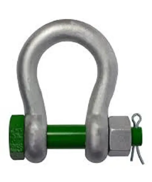 Van Beest Green Pin Nut,Bolt & Cotter Anchor Safety Shackle 1-1/4" w/ 12 Ton WLL