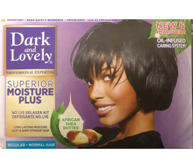 X2 Dark and Lovely No-Lye Hair Relaxer Kit Oil-Infused  Regular/Normal