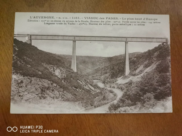 CPA - 63 - Viaduc des FADES - Le plus Haut d'Europe