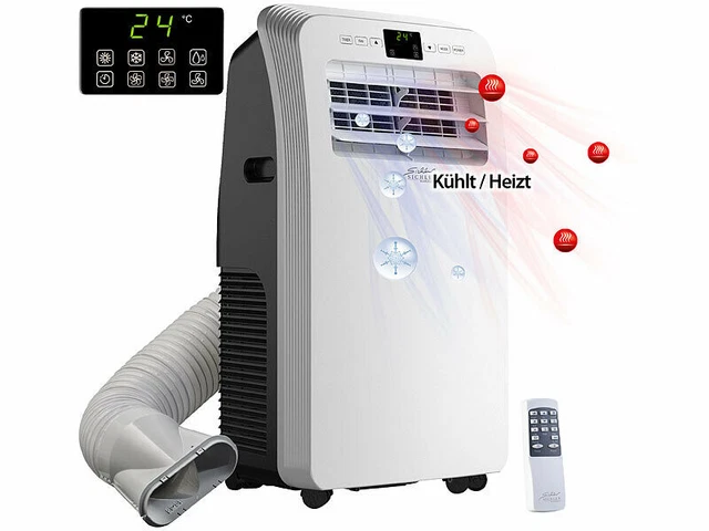 Climatiseur mobile réversible 12 000 BTU/h 3500 W - Sichler Haushaltsgeräte