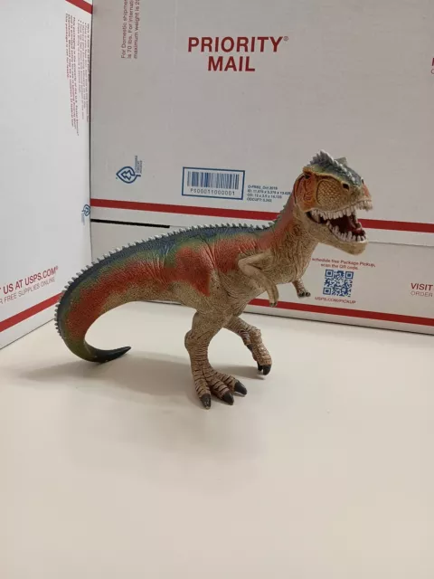 Schleich Giganotosaurus T-Rex Dinosaur Movable Jaw Mouth Toy Figurine 2014