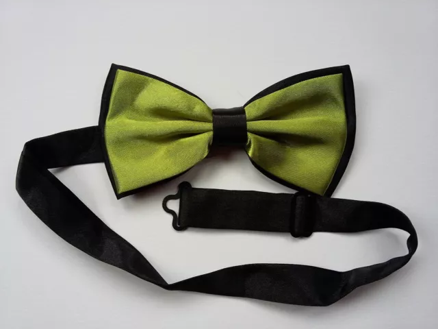 Bow Tie Adult Green And Black (Brand New)