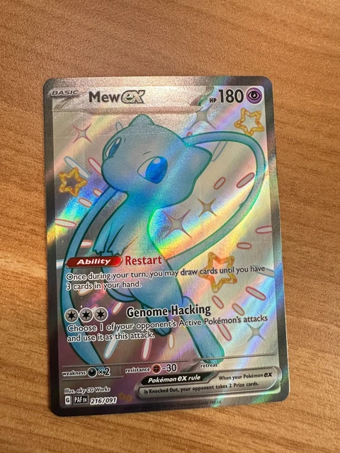 NM! MEW EX (216/091) Paldean Fates Full Art Pokemon Card! Pokemon TCG 29.82 - PicClick UK NM! MEW EX (216/091) Paldean Fates Full Art Pokemon Card! Pokemon TCG 29.82 - PicClick UK