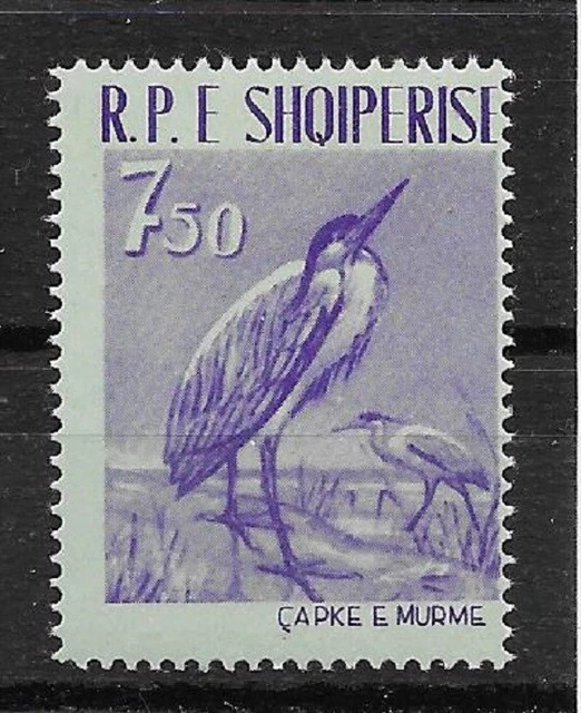 p976 ALBANIEN/ Vögel-Reiher MiNr 631 **