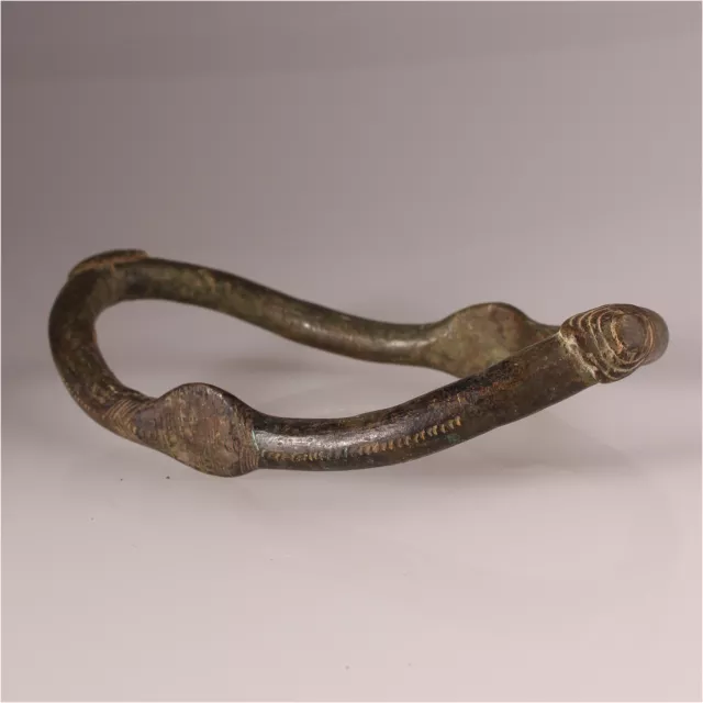 11918 Old Bronze Foot-Ripe Primitivgeld 16° -19° Jahrundert Currency Manilla