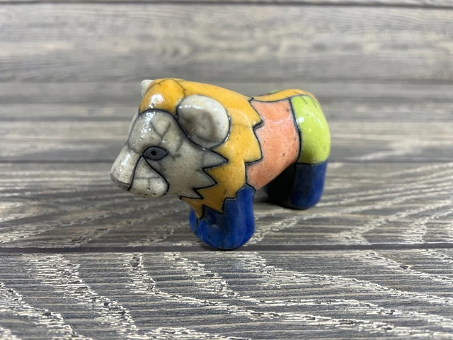 1950's Fenix Raku South Africa Lion Figurine