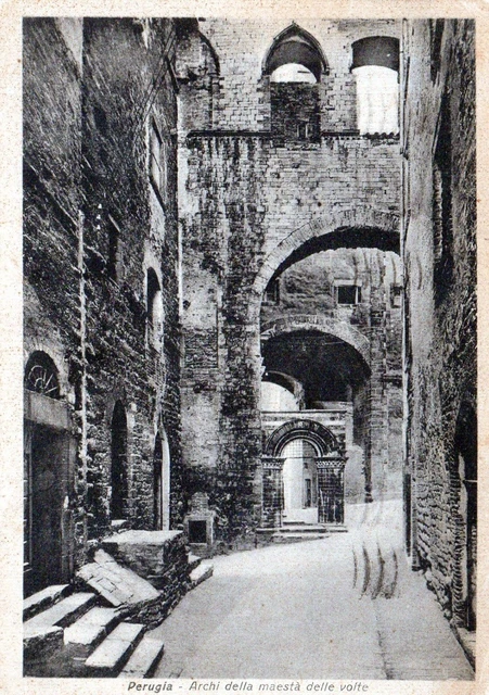 Perugia Archi Della Maesta' Delle Volte Viagg.1938