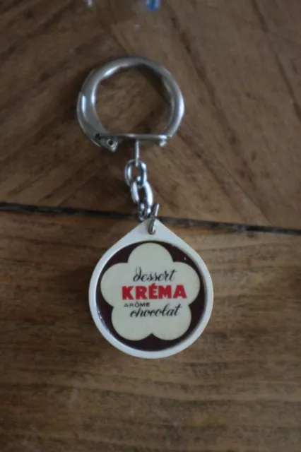 Ancien porte cle publicitaire collection DESSERT KREMA CHOCOLAT