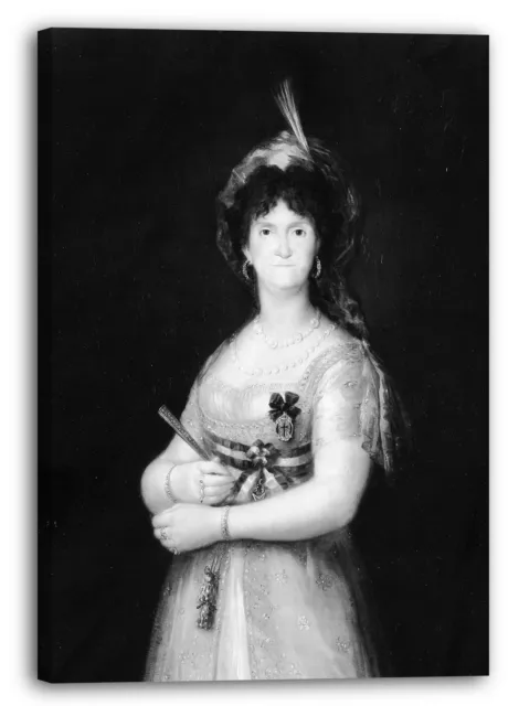 Lienzo/Marcos Copia después de Goya - María Luisa de Parma (1751-1819), reina d