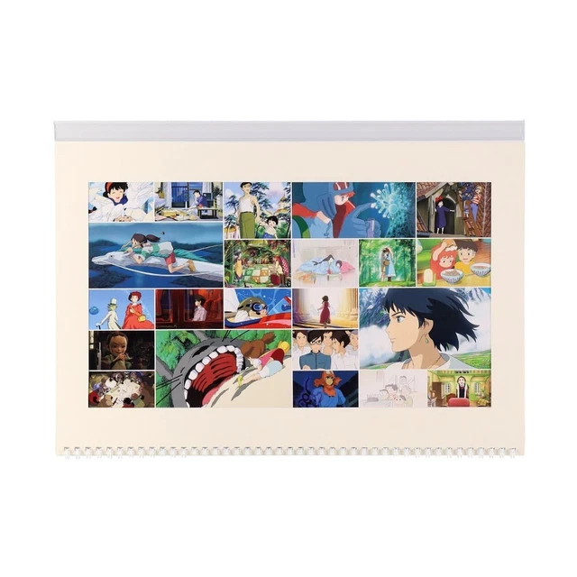 STUDIO GHIBLI WORKS Art Frame Calendar 2024 Wall Calendar of Famous