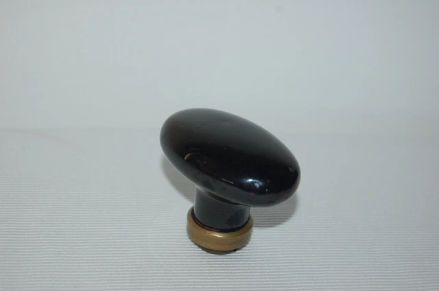 Ancienne Poignée En Porcelaine Blanche – Diam. 3,5cm, état D'usage, Sans Marque