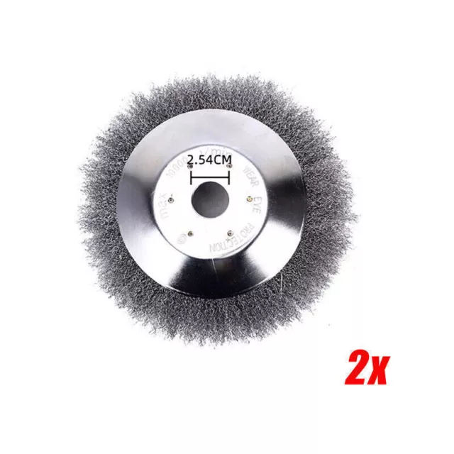 2xhigh quality weed brush head for Stihl silver brushcutter brush cutter 25x200# 2