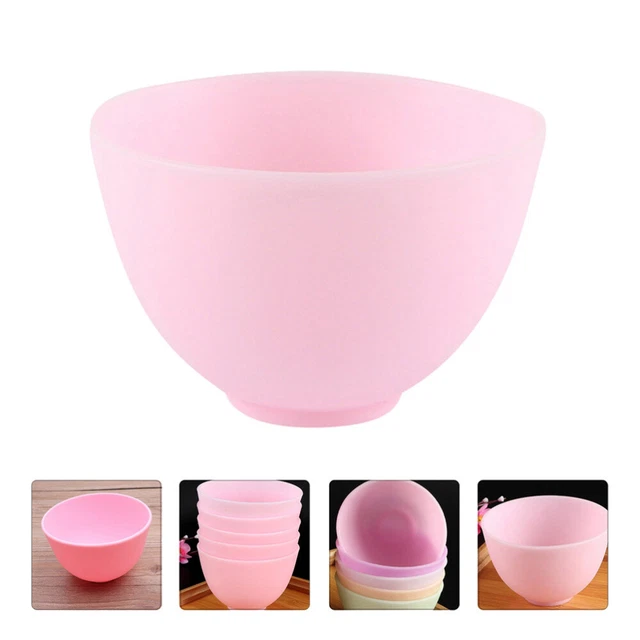 3 Pcs Facial Mask Mixing Bowl Silicone Serve Bowls DIY Tool Prep Applicator