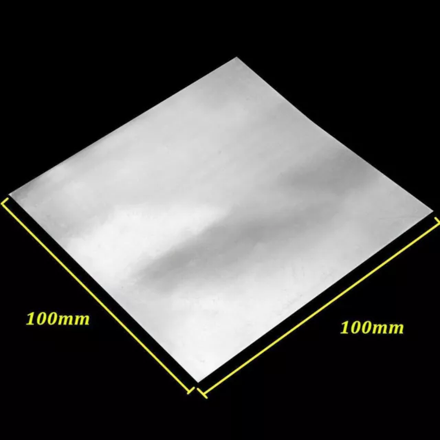 High Purity 99.9% Pure Zinc Zn Sheet Plate Metal Foil 100x100x0.5mm