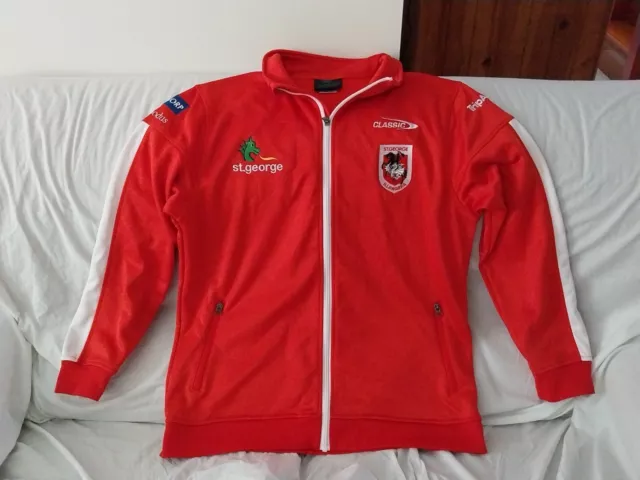 St George Illawarra Dragons Nrl Rugby League Jacket Size Medium