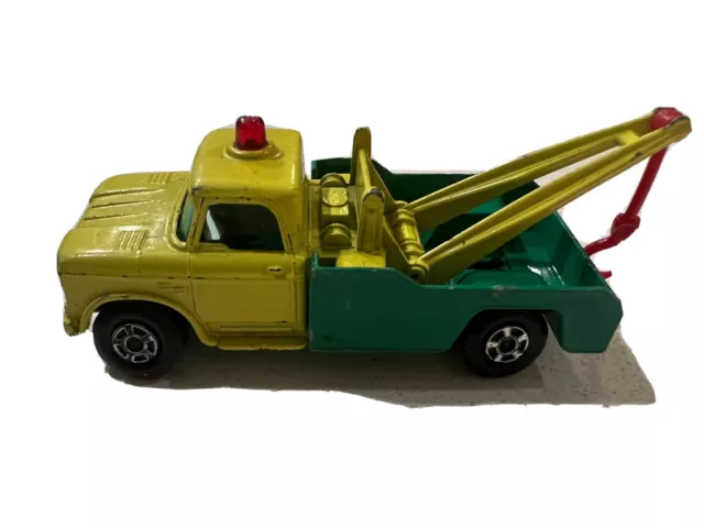Lesney Matchbox #13 Dodge Wreck Truck BP Gas Tow Regular wheels 