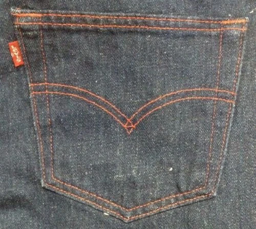 Levi's red stitch jeans on sale