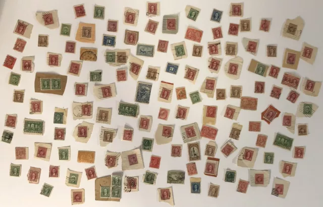 Lot of 130+ Used Stamps Canada Victoria to George VI lots of duplicates