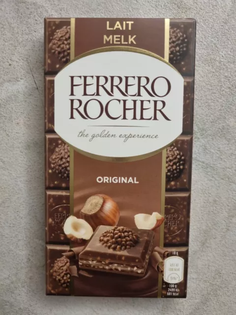 Ferrero Rocher Tavoletta Di Cioccolato Al Latte Con Nocciole Limited Edition