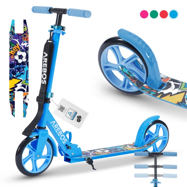 Trottinette réglable Wild avec roues PU XXL Découvrez la puissance et