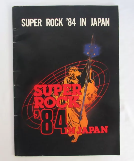 et102 Japan Original Concert Tour Program Book SUPER ROCK '84 IN JAPAN BON JOVIθ