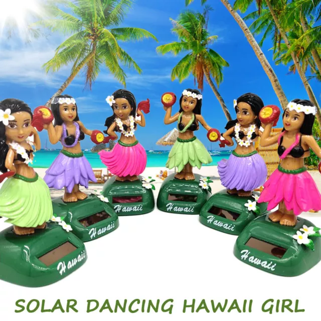 Wackelfigur Auto Lustig Hawaii Hula Girl - Solarfigur