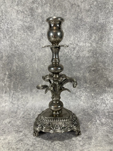 Lot De 2 Chandeliers Bougeoirs En Fonte – Design Candlestick, Couleur Noire, Sans Marque