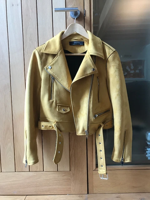 Manteau/veste En Faux Daim Zara Rouge Taille S - Neuf Sans étiquettes, Style Impeccable