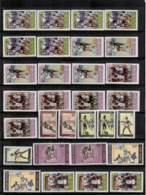 Central African Republic Small Collection MNH 3