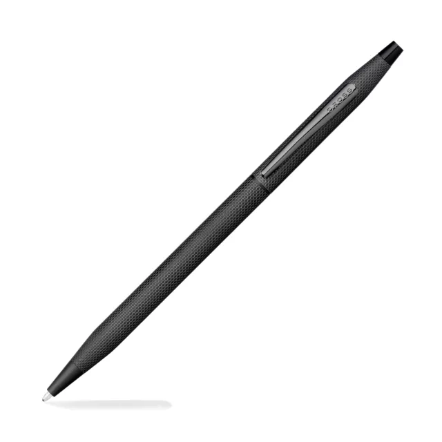 Cross Classic Century Ballpoint Pen in Brushed Black PVD with Diamond Engraving