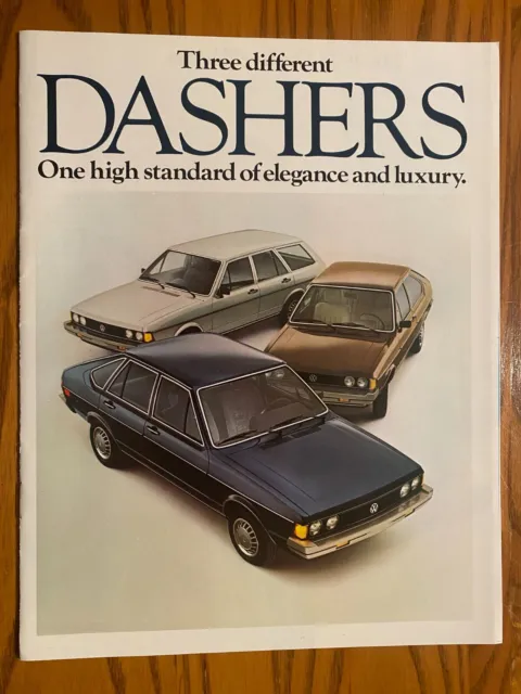 1978 Volkswagen VW Dasher Sales Brochure - 18 pages - Nice Condition w/ Foldouts