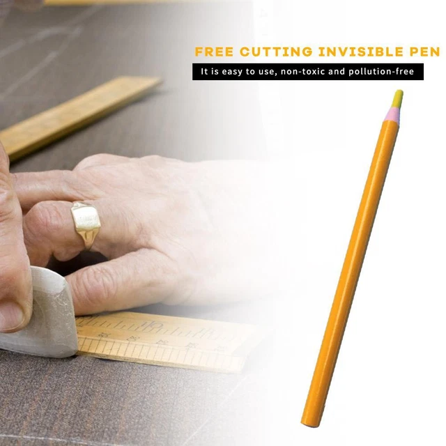 6 Colors Tailor Pencil Cut-free Erasable Patchwork Sewing Chalk (Yellow)