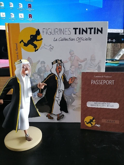 Figurine Tintin N°62 : Mohammed Ben Kalish Ebaz – Hergé – Neuf Sous Blister