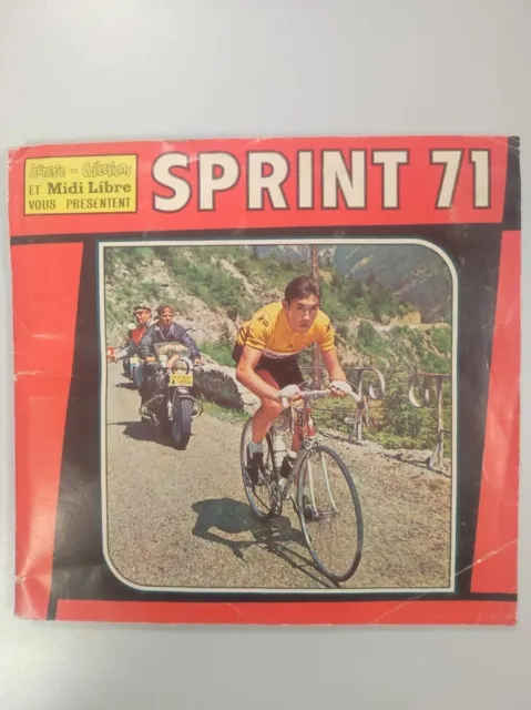 SPRINT 71,MIDI LIBRE,Album Vignettes,cyclisme,Panini,Album Collector