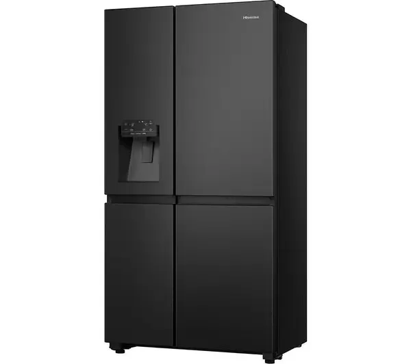 HISENSE PureFlat RS818N4IFE American-Style Smart Fridge Freezer - Black