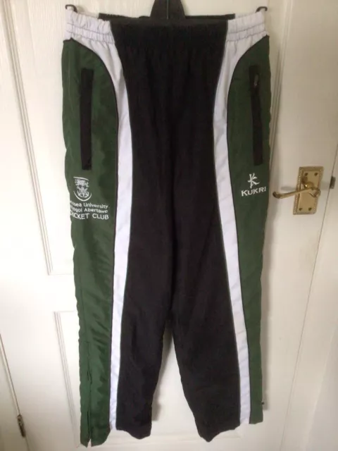 Kukri Swansea University Cricket Club Training Bottoms Size X Small 30” Waist