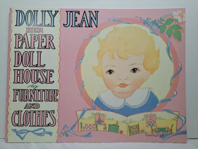 DOLLY JEAN HER Paper Doll House - Furniture and Clothes (B. Shackman ...