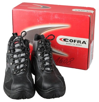 COFRA pitlane s3 Uomo Scarpe Da Lavoro Scarpe di sicurezza TG 41 Nero Nuovo 