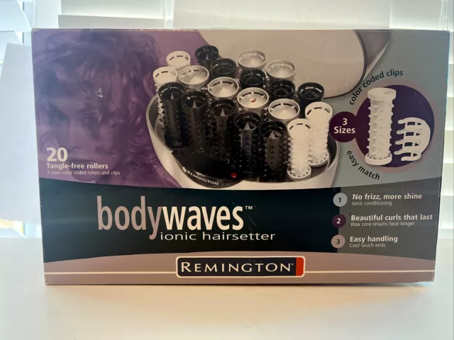 Remington Body Waves Ionic Hot Roller Hair Curlers Model H1080I Working