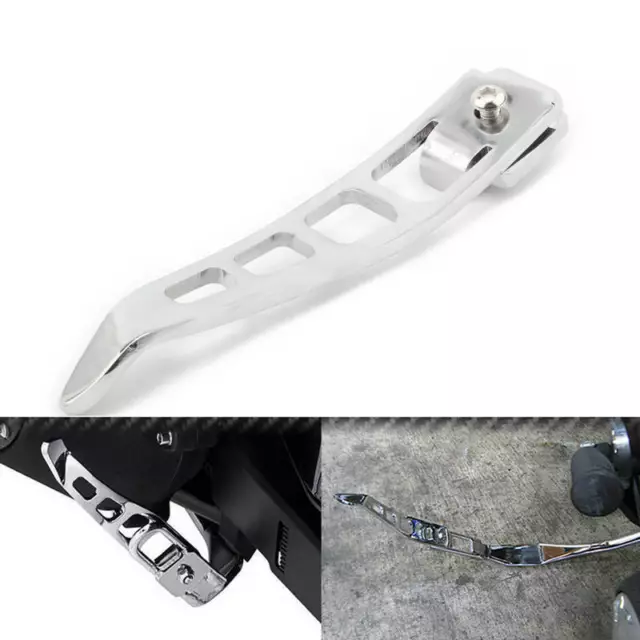 Chrome Motorcycle Stand Kickstand Extension Kit for Harley Dyna FXDX FXDFSE FXDL