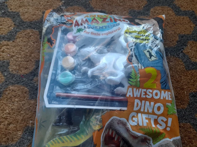 CBEEBIES ANDYS DINOSAUR Adventure Magazine With Andys Figure , Paint ... CBEEBIES ANDYS DINOSAUR Adventure Magazine With Andys Figure , Paint ...