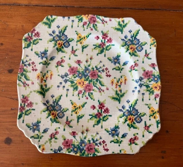 Vintage Royal Winton Grimwades Queen Anne Chintz salad/dessert plate