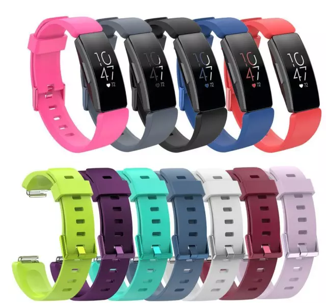 Ricambio Fascia Sicura Cinturino Per Fitbit Inspire Fibbia IN Metallo Tracker