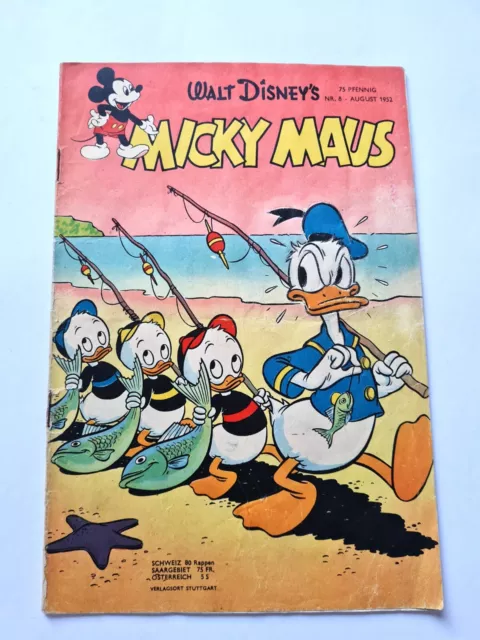 Micky Maus Heft Nr.8  Original Ehapa 1952  2642