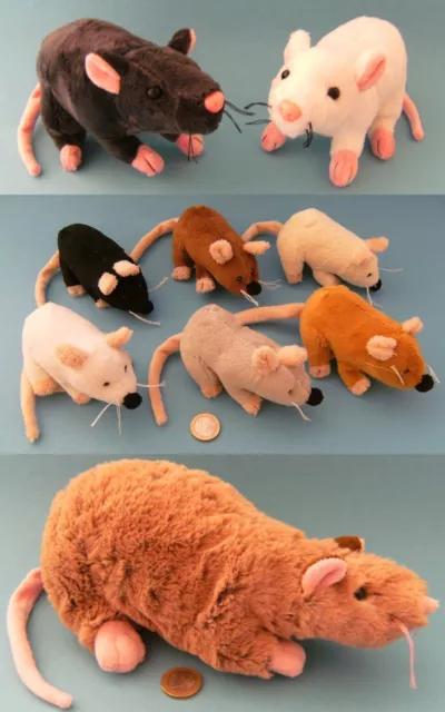 1 Plüschtier Maus o. Ratte 22+32cm Kuscheltier Stofftiere Plüschtiere Mäuse