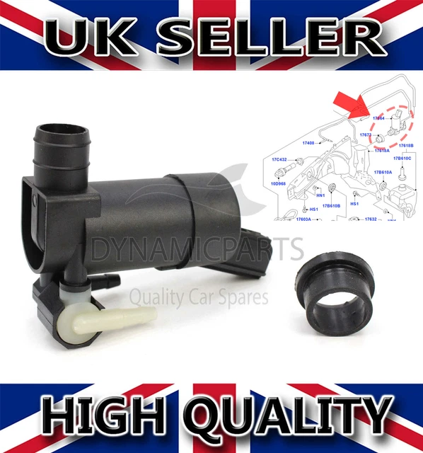 FOR FORD MONDEO Mk4 Kuga Focus Mk2 Twin Outlet Windscreen Washer Pump